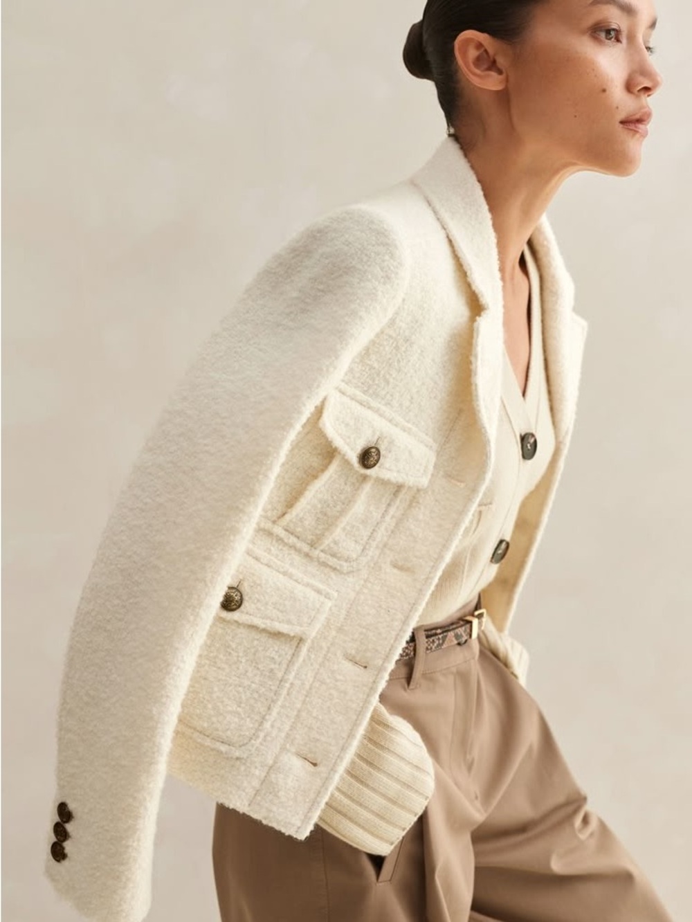 Military Crop Jacket | ME+EM